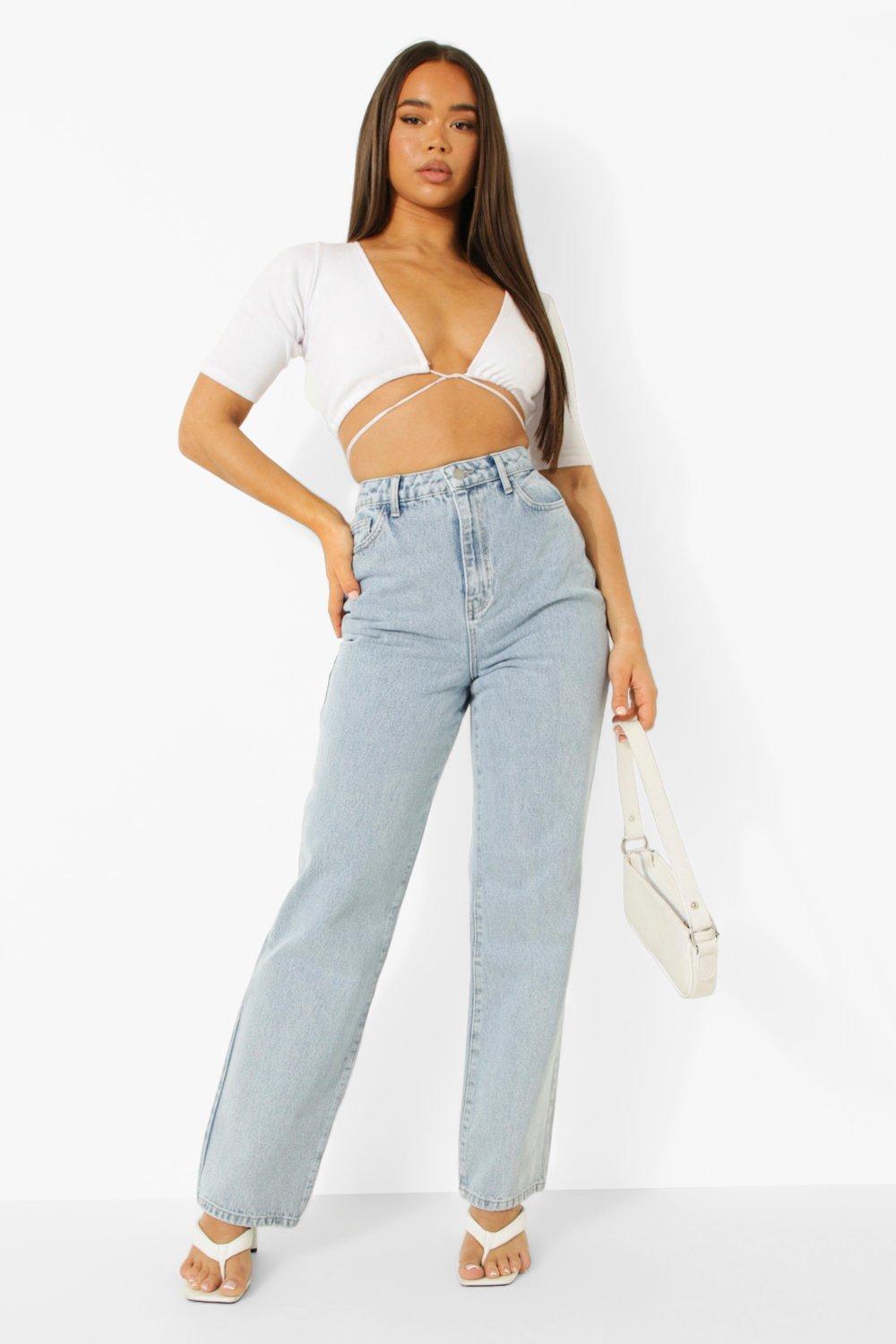 Acid wash boyfriend sales jeans